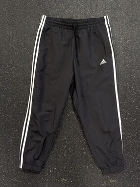 Adidas Women 3S Woven 7/8 Pants Running Black Yoga Bottom GYM Sweat-Pant HT3398